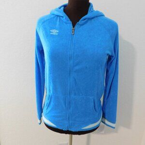 Umbro Long Sleeve Soft Terry Hoodie Full Zip Sweatshirt  Girls XL 14/16
